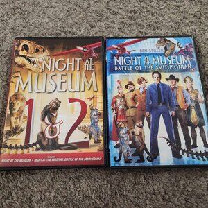 Night At The Museum Trilogy DVD Movie Lot